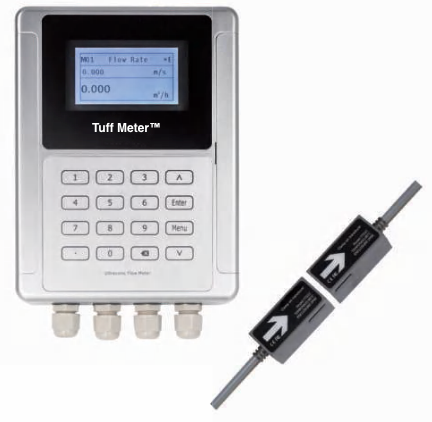 Clamp On Ultrasonic Meter 80℃, Front Packet