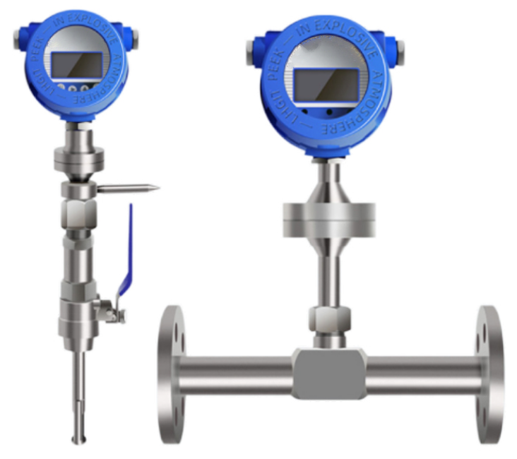 Thermal Mass Flow Meter, Front Packet